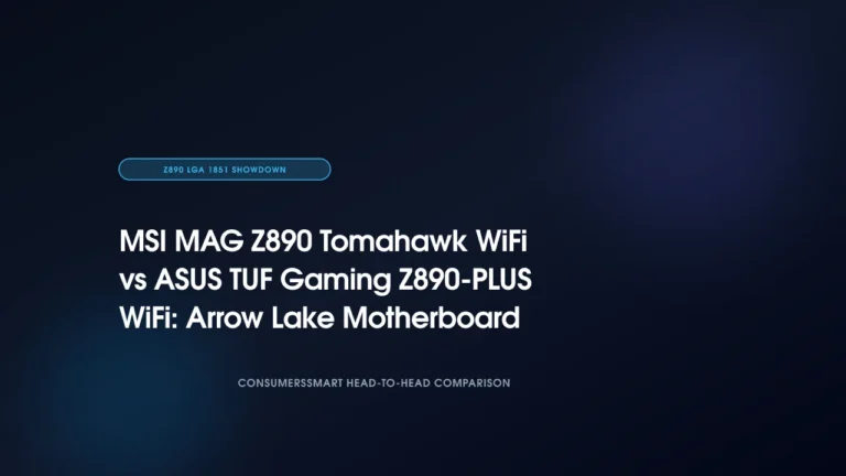 MSI MAG Z890 Tomahawk WiFi vs ASUS TUF Gaming Z890-PLUS WiFi: Arrow Lake Motherboard Showdown (2026)