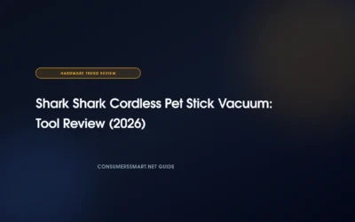 Shark Shark Cordless Pet Stick Vacuum: Tool Review (2026)