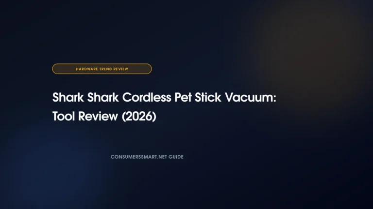 Shark Shark Cordless Pet Stick Vacuum: Tool Review (2026)
