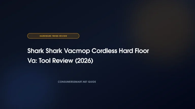 Shark Shark Vacmop Cordless Hard Floor Va: Tool Review (2026)