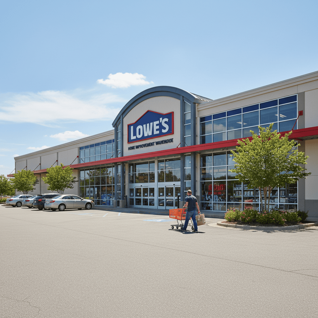 Lowe's store exterior during daytime