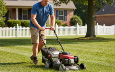 How Many Calories Are Burned Mowing the Lawn?
