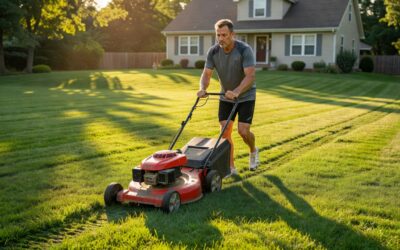 How Many Calories Do You Burn Mowing the Lawn?