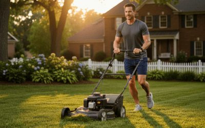 How Many Calories Do You Burn Mowing the Lawn?