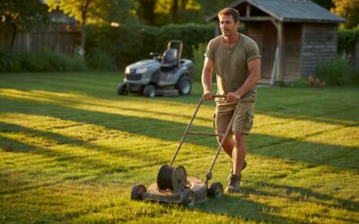 How Many Calories Does Mowing a Lawn Burn? (By Mower Type & Body Weight)