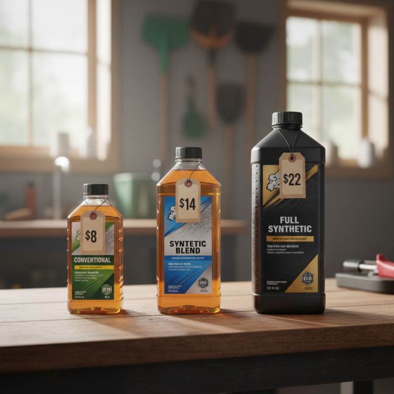 How Much Does Lawn Mower Oil Cost? (Price Guide by Type & Volume)