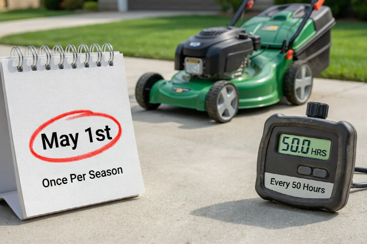 How Often Do You Change Oil in a Lawn Mower? Recommended Intervals Oil change frequency for lawn mowers based on hours or calendar