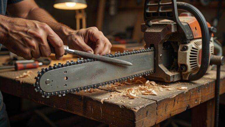 How to Sharpen a Chainsaw Chain: A Complete Guide