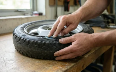 How to Break the Bead on a Lawn Mower Tire