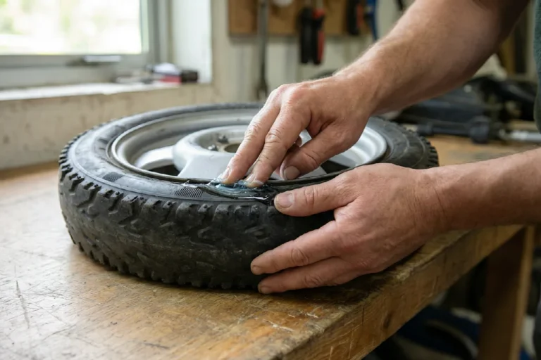 How to Break the Bead on a Lawn Mower Tire