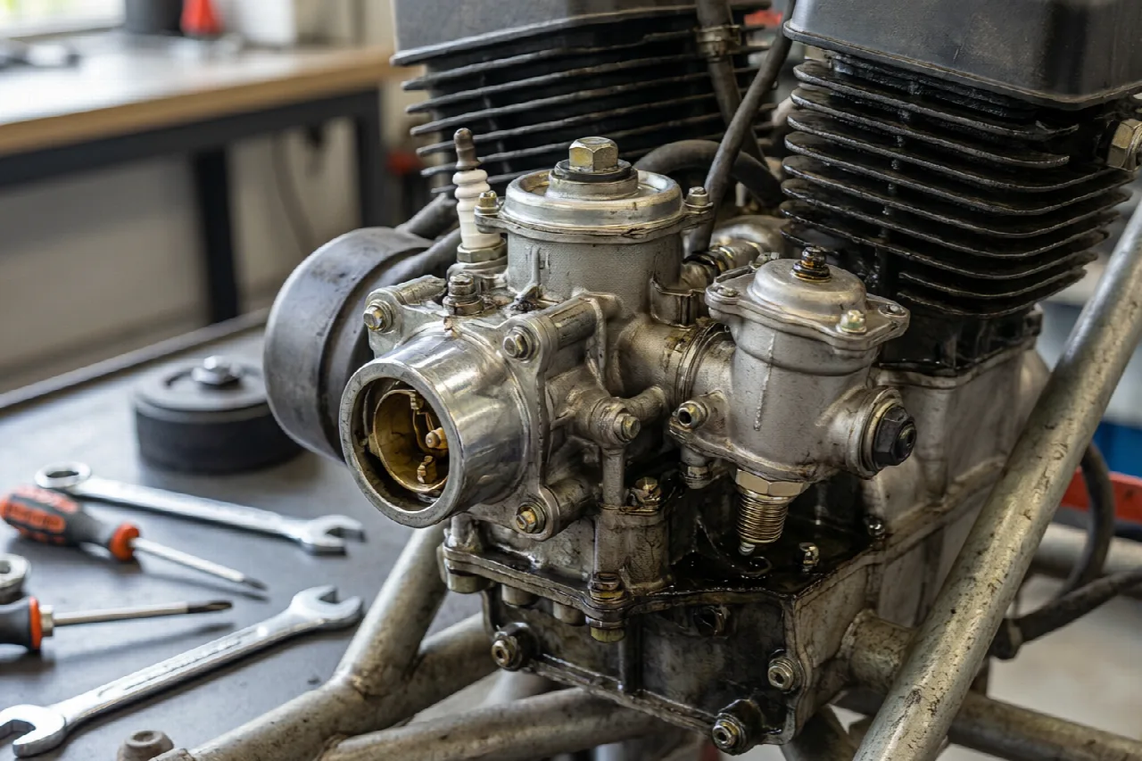 How to Build a Race Lawn Mower Engine tuning tools and air-cooled engine on a race lawn mower