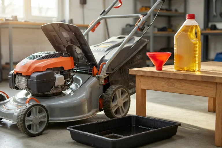 How to Change Oil in a Husqvarna Lawn Mower: A Step-by-Step Guide