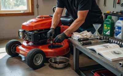 How to Change the Oil in a Husqvarna Riding Lawn Mower