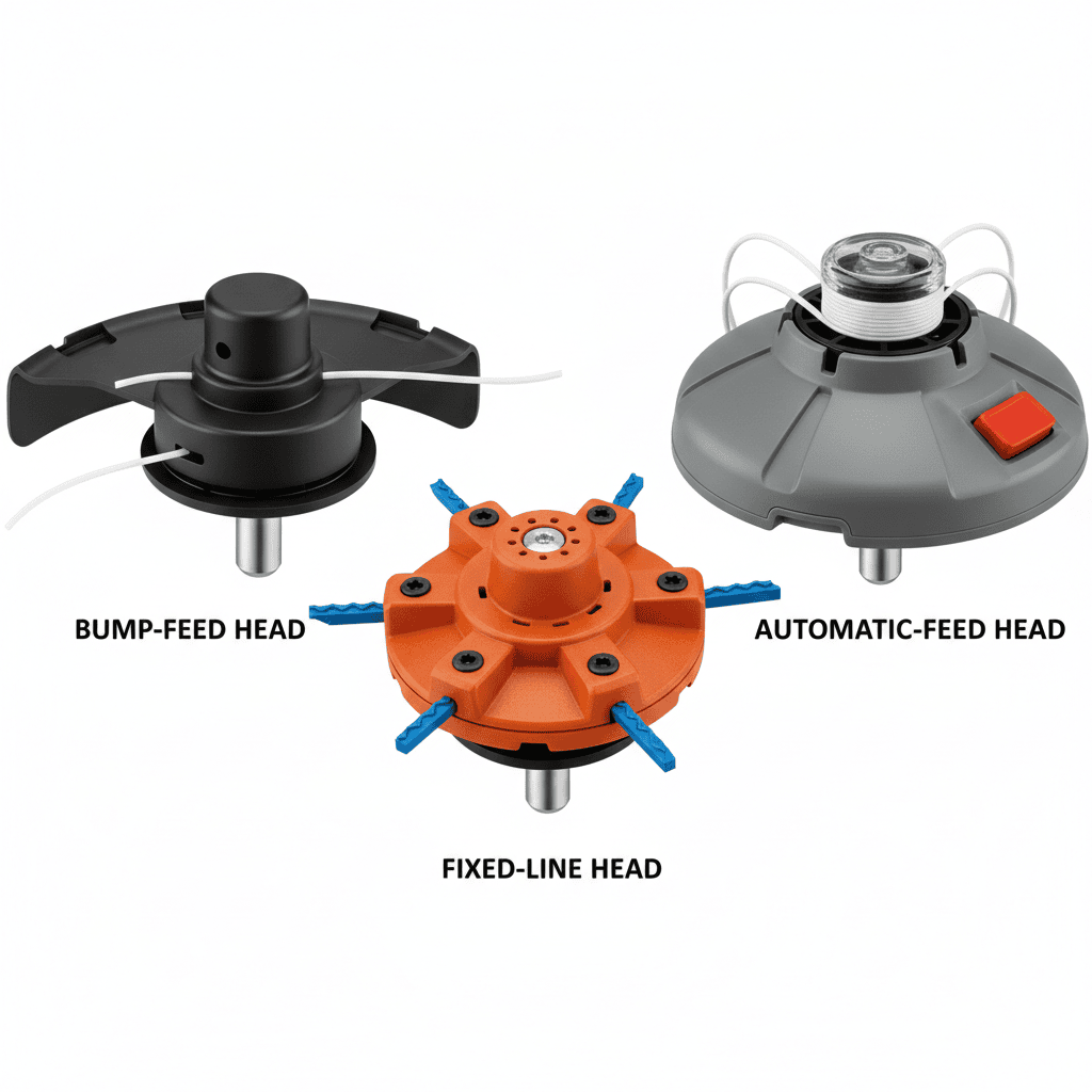 Understanding Your Trimmer Head Type Three types of trimmer heads compared