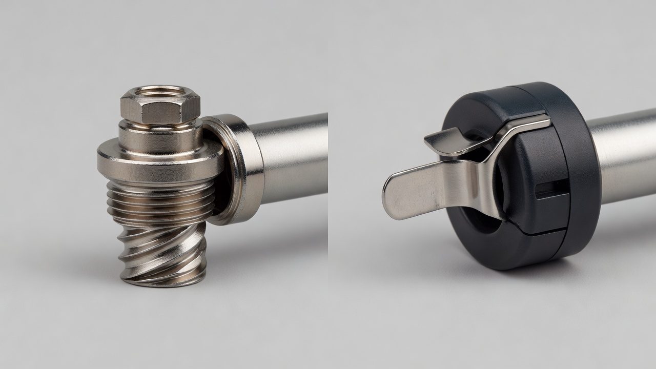 Understanding Your Weed Eater Head Type Comparison of threaded weed eater head versus push-on head design
