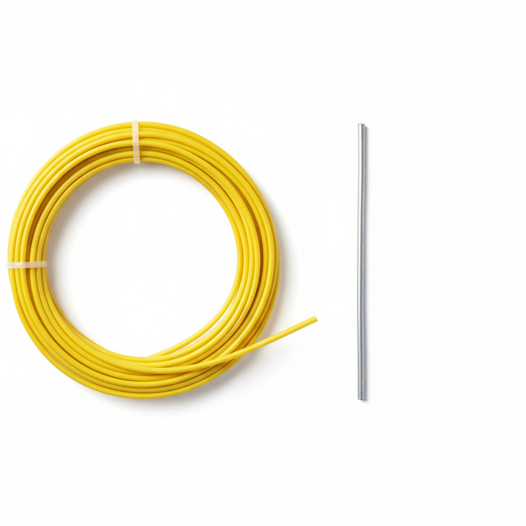 Comparison of flexible nylon trimmer line versus metal wire