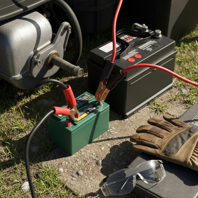 How Can You Charge a Lawn Mower Battery Without a Charger? (Emergency Methods & Safety Guide)