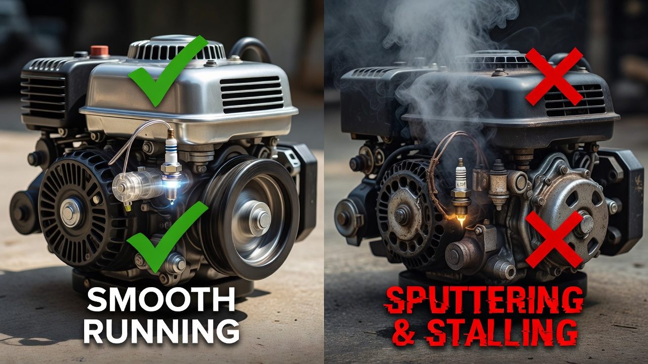 Side-by-side comparison of healthy vs. fouled engine performance