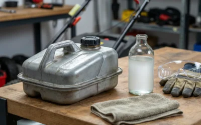 How to Clean a Lawn Mower Fuel Tank