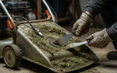 How to Clean Under a Lawn Mower