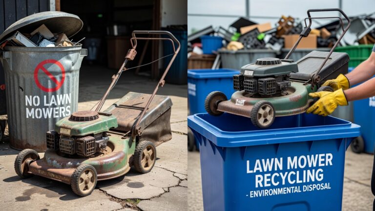 How Do You Dispose of an Old Lawn Mower? (Safe & Responsible Options)