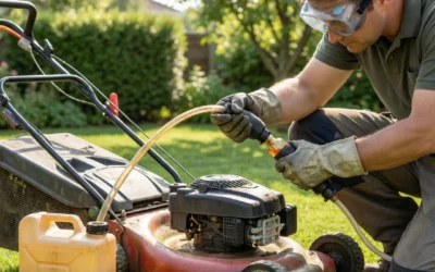 How to Drain Gas Out of Lawn Mower