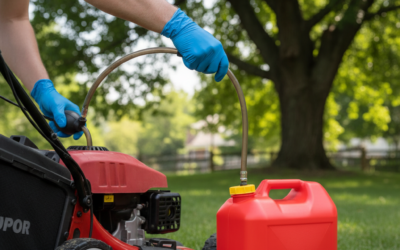 How Do You Drain Gasoline from a Lawn Mower? (Complete Guide)