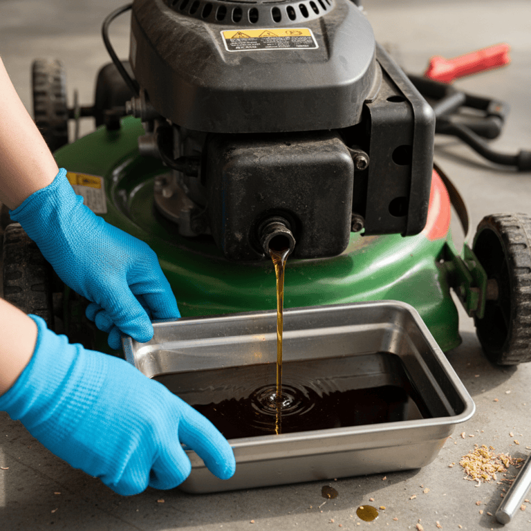 How Do You Drain Oil From a Lawn Mower? (Step-by-Step Guide)