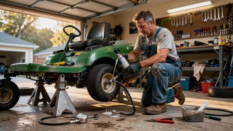 How to Fill Lawn Mower Tires with Foam: Step-by-Step Guide