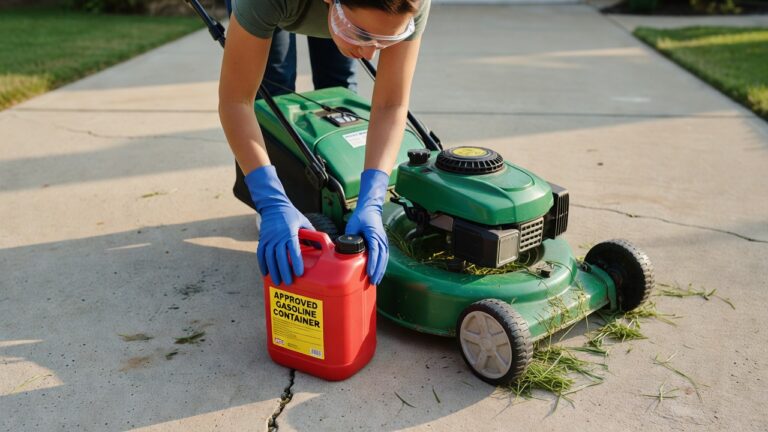 How to Get Gas Out of a Lawn Mower: Safe Draining Methods & Precautions