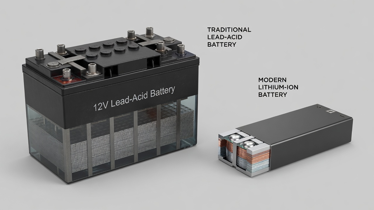 Lead-acid and lithium-ion lawn mower batteries compared