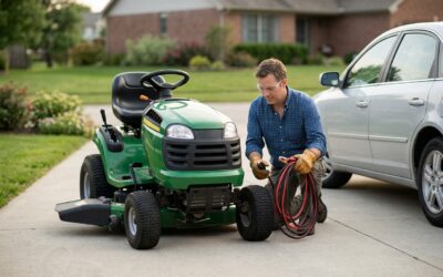 How to Jump-Start a Riding Lawn Mower Safely