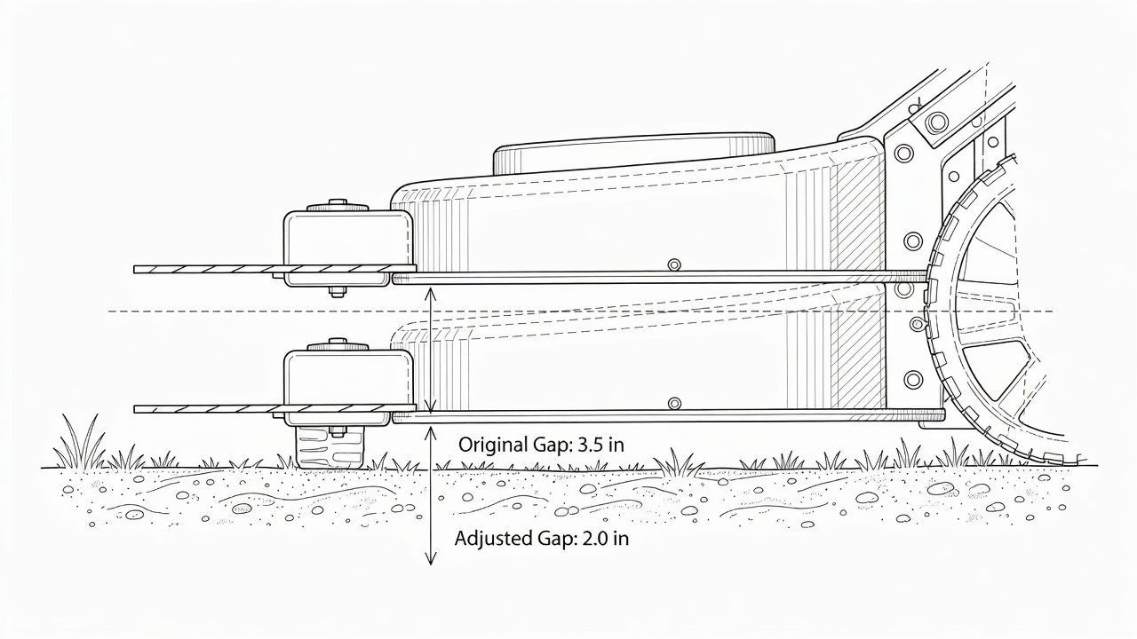 How Do You Lower a Lawn Mower Cutting Height? (Walk-Behind & Riding Mower Guide) Lawn mower deck height comparison diagram