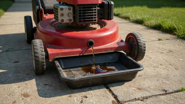 How Do You Remove Oil from a Lawn Mower? (Drain, Clean & Storage Guide)
