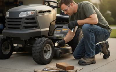 How to Remove a Riding Lawn Mower Blade Safely