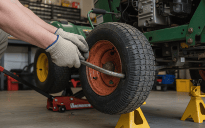 How Do You Replace a Riding Lawn Mower Tire? (Complete DIY Guide)