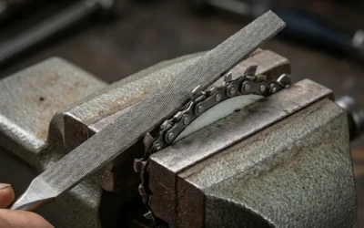 How to Sharpen a Chainsaw Chain by Hand