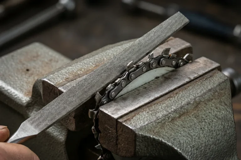 How to Sharpen a Chainsaw Chain by Hand