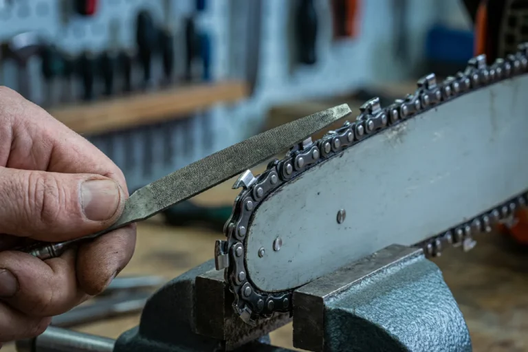 How to Sharpen a Chainsaw with a File (Stihl)