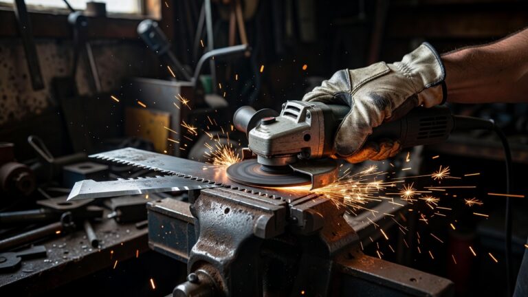 How to Sharpen a Lawn Mower Blade with a Grinder (Safe Step-by-Step Guide)