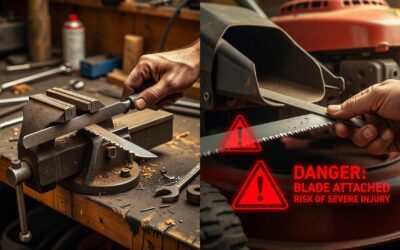 How to Sharpen Lawn Mower Blades Without Removing Them: Is It Safe and Possible?