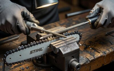 How to Sharpen a Stihl Chainsaw Chain at Home