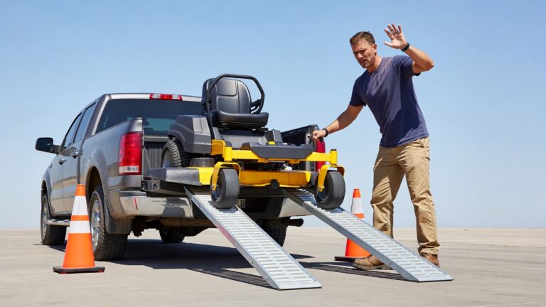 How Do You Transport a Riding Lawn Mower Without a Trailer? (Complete Guide)