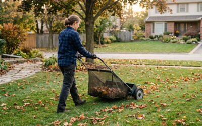 How to Use a Lawn Sweeper