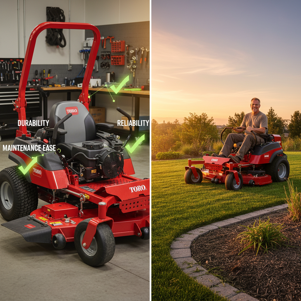Toro mower quality indicators and satisfied homeowner use