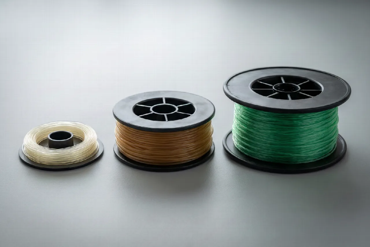 Is Weed Eater String Universal? What You Need to Know Trimmer line spools of different diameters compared side by side