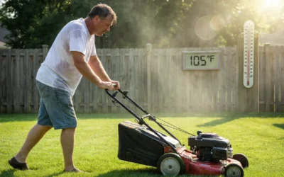 What Temperature Is Too Hot to Mow the Lawn?