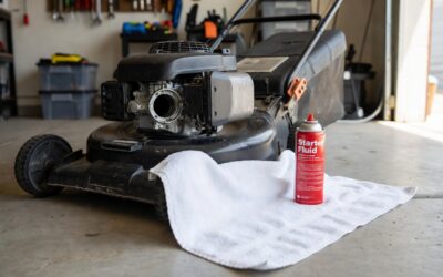 Where to Spray Starter Fluid on a Lawn Mower: The Safe, Correct Spot