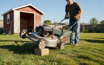 Which Way to Tip a Lawn Mower: Safe Direction for Maintenance