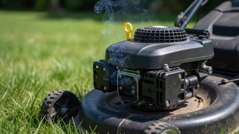 Why Is My Lawn Mower Smoking? Common Causes and What to Do
